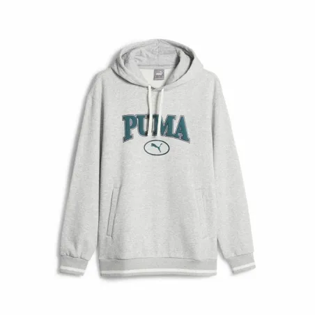 Толстовка с капюшоном мужская Puma Squad Fl Светло-серый