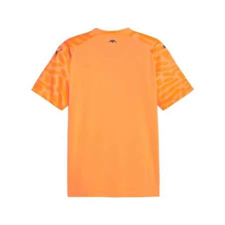 Sportiniai marškinėliai su trumpomis rankovėmis, vyriški Puma Valencia CF 3rd Kit 23/24 Oranžinė