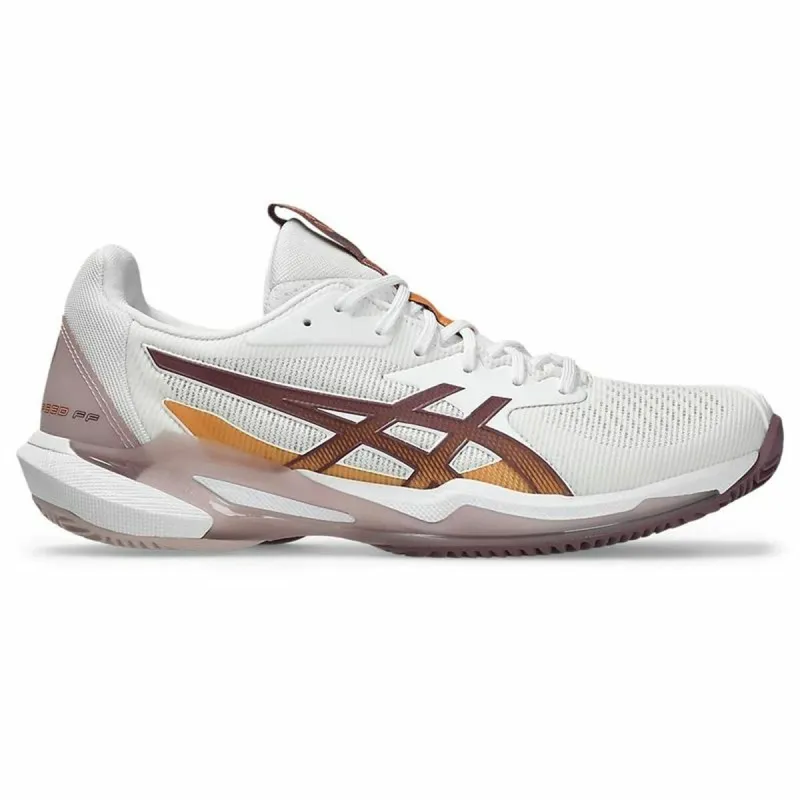 Naisten tenniskengät Asics Solution Speed Ff 3 Clay Mujer Valkoinen