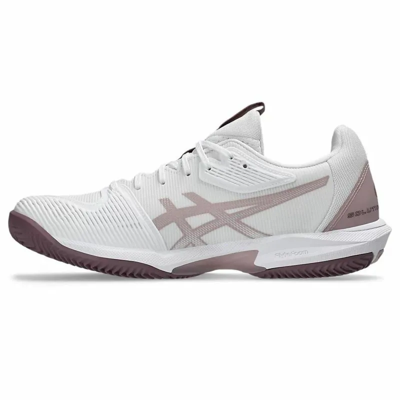 Naisten tenniskengät Asics Solution Speed Ff 3 Clay Mujer Valkoinen
