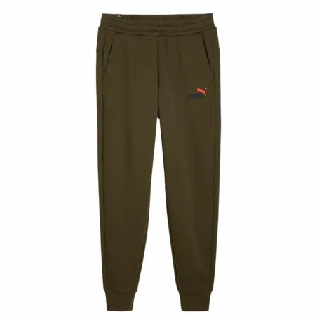 Täiskasvanute Spordidressi Püksid Puma Essentials Oliiv Mehed