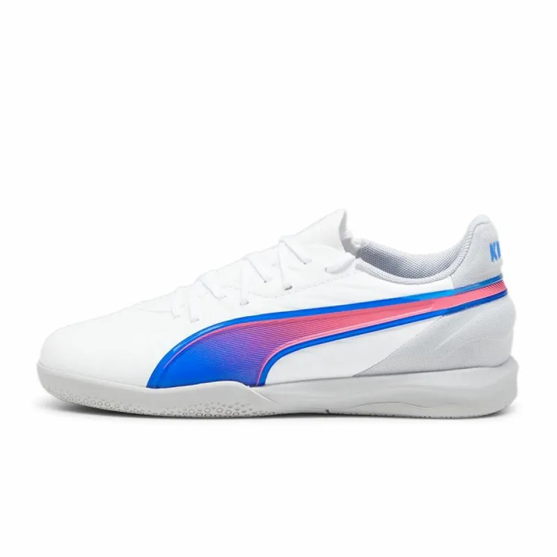Vidinio futbolo batai vaikams Puma King Match It Balta