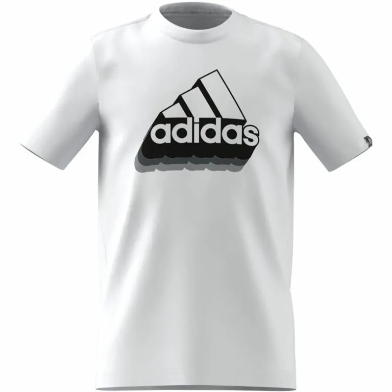 Детский Футболка с коротким рукавом Adidas IC4548 Белый