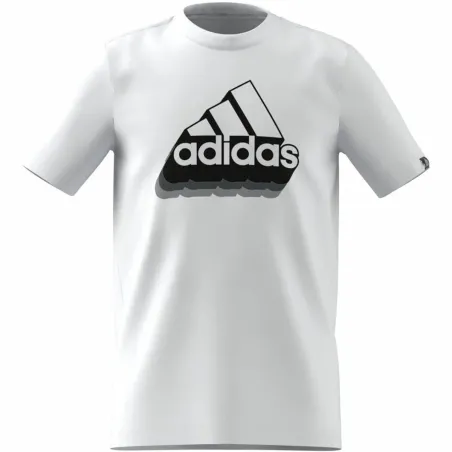Детский Футболка с коротким рукавом Adidas IC4548 Белый