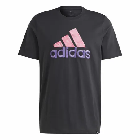 Vyriški marškinėliai su trumpomis rankovėmis Adidas Juoda