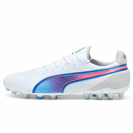 Pieaugušo Futbola Buči Puma King Ultimate Mg Balts