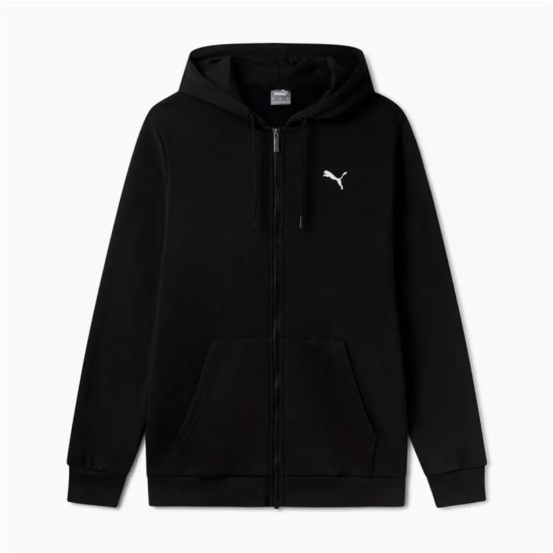 Vīriešu Sporta Krekls ar Kapuci Puma Essentials+ Graphic Hoodie Fz Melns