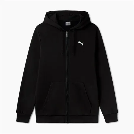 Vīriešu Sporta Krekls ar Kapuci Puma Essentials+ Graphic Hoodie Fz Melns