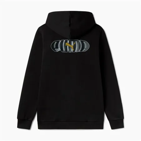 Vīriešu Sporta Krekls ar Kapuci Puma Essentials+ Graphic Hoodie Fz Melns