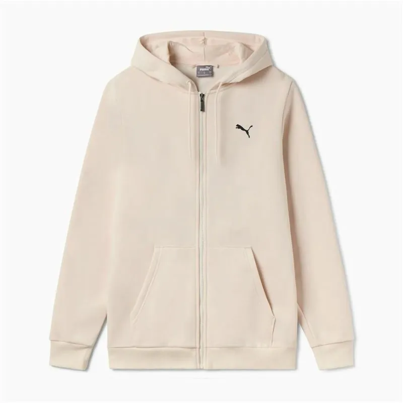 Толстовка с капюшоном мужская Puma Essentials+ Graphic Hoodie Fz Бежевый