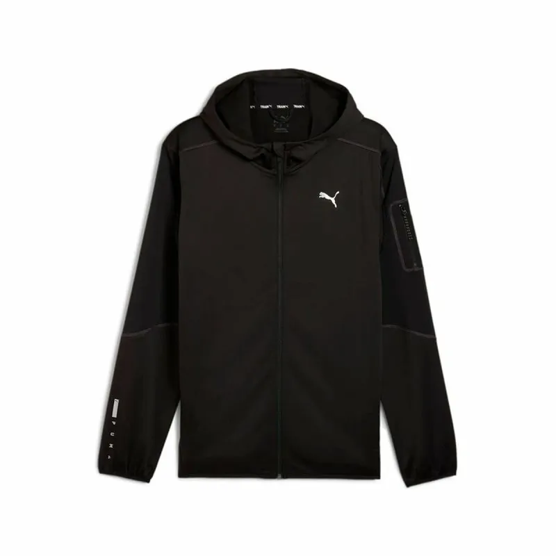 Vīriešu Sporta Krekls ar Kapuci Puma Flex Panelled Jacket Melns