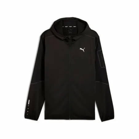 Vīriešu Sporta Krekls ar Kapuci Puma Flex Panelled Jacket Melns