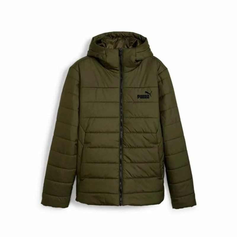 Мужская спортивная куртка Puma Essentials Hooded Padded Темно-зеленый