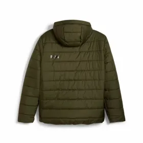 Мужская спортивная куртка Puma Essentials Hooded Padded Темно-зеленый