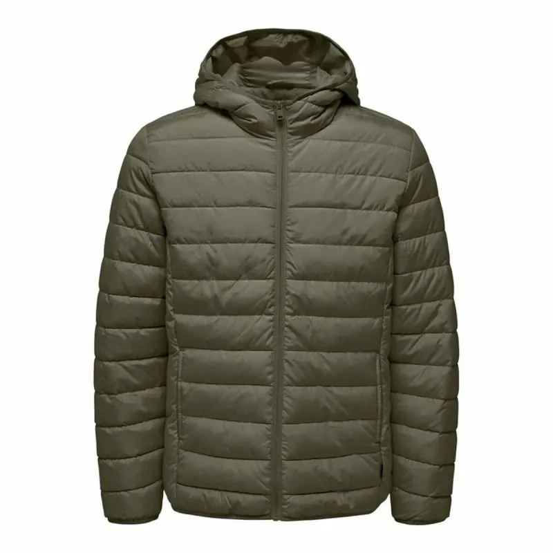 Vyriška sportinė striukė Only & Sons Onsbrody Quilt Alyvuogių aliejus