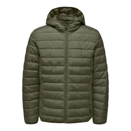 Vyriška sportinė striukė Only & Sons Onsbrody Quilt Alyvuogių aliejus