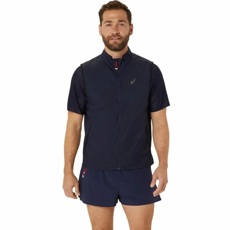 Vyriška sportinė liemenė Asics Metarun Packable Gilet Mėlyna