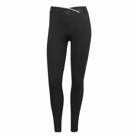 Garās sporta bikses Adidas Melns Dāma