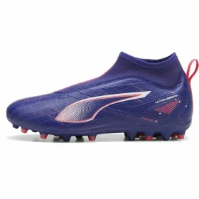 Lasten jalkapallokengät Puma Ultra 5 Match+ Ll Mg Purppura