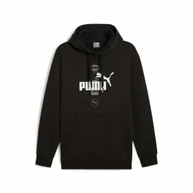 Vīriešu Sporta Krekls ar Kapuci Puma Puma Power Graphic Melns