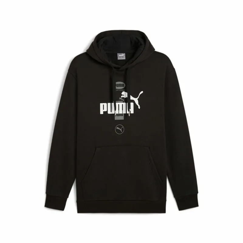 Vyriškas džemperis su gobtuvu Puma Puma Power Graphic Juoda