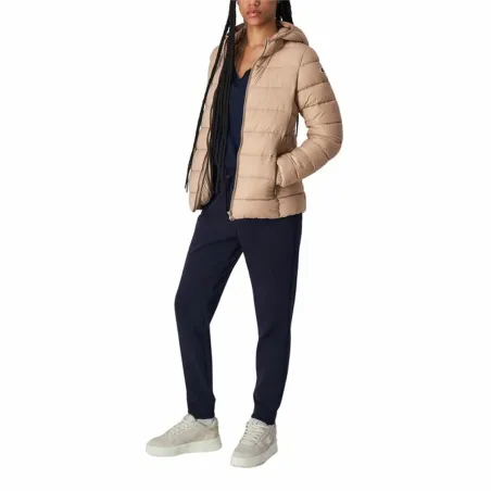 Moteriška sportinė striukė Champion Hooded Rusvai gelsva