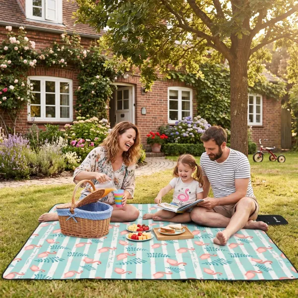 Beach picnic camping blanket Springos PM016 200x200 cm
