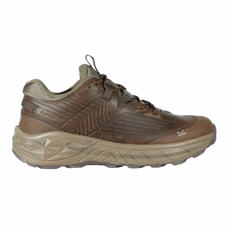 Vyriški trail bėgimo batai (bėgimas kalnuose) Hi-Tec Geo Fuse Trek Ruda Šviesiai rudas