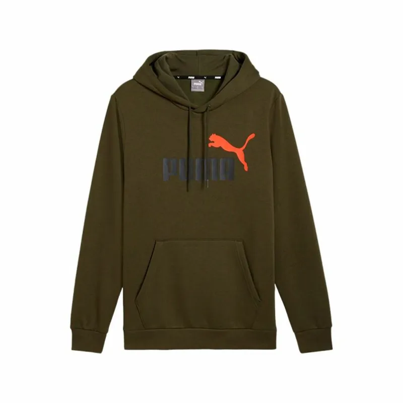 Vyriškas džemperis su gobtuvu Puma Ess+ 2 Col Big Logo Ruda