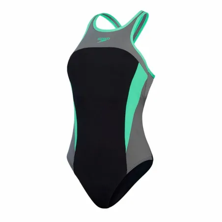 Плавки женские Speedo High Neck Splice Cross Зеленый