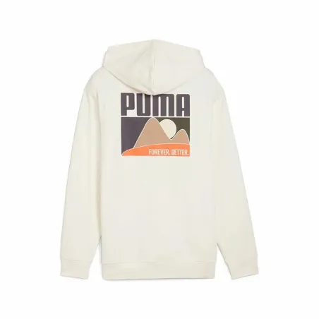 Толстовка с капюшоном мужская Puma Белый