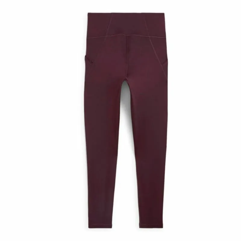Женские спортивные колготки Puma Favorite Forever High Waist 7/8 Бордовый