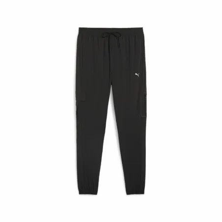 Sportinės kelnės suaugusiems Puma Flex Woven Cargo Juoda Vyras