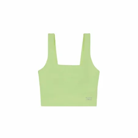 Women’s Sports Top Black Limba Bhakti  Lime