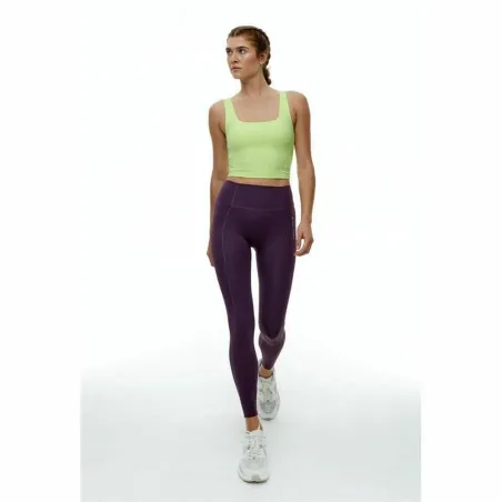 Women’s Sports Top Black Limba Bhakti  Lime