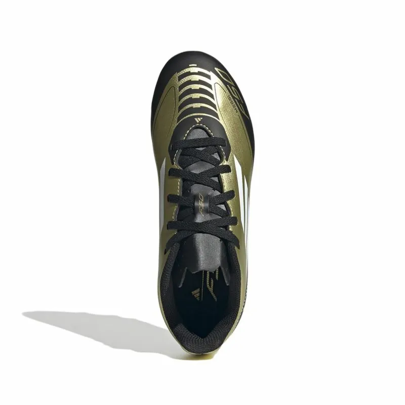 Futbolo bateliai vaikams Adidas F50 Club Messi Balta Auksinis
