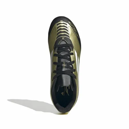 Futbolo bateliai vaikams Adidas F50 Club Messi Balta Auksinis