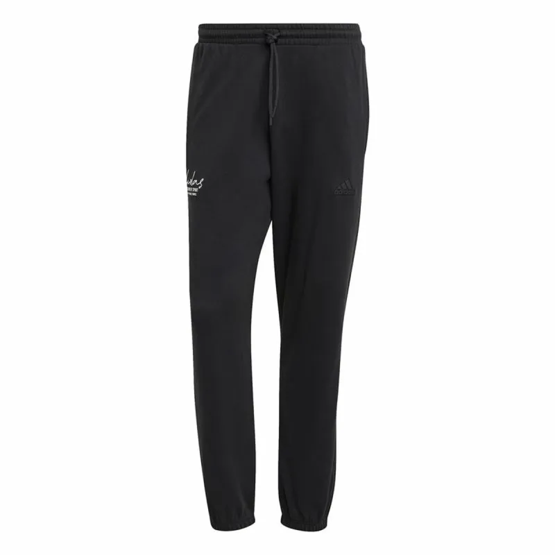 Ilgos sportinės kelnės Adidas Brand Love French Terry Juoda Vyras