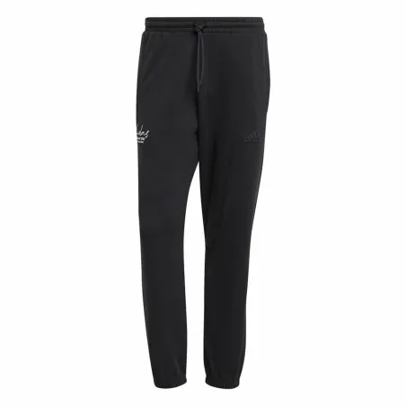 Ilgos sportinės kelnės Adidas Brand Love French Terry Juoda Vyras