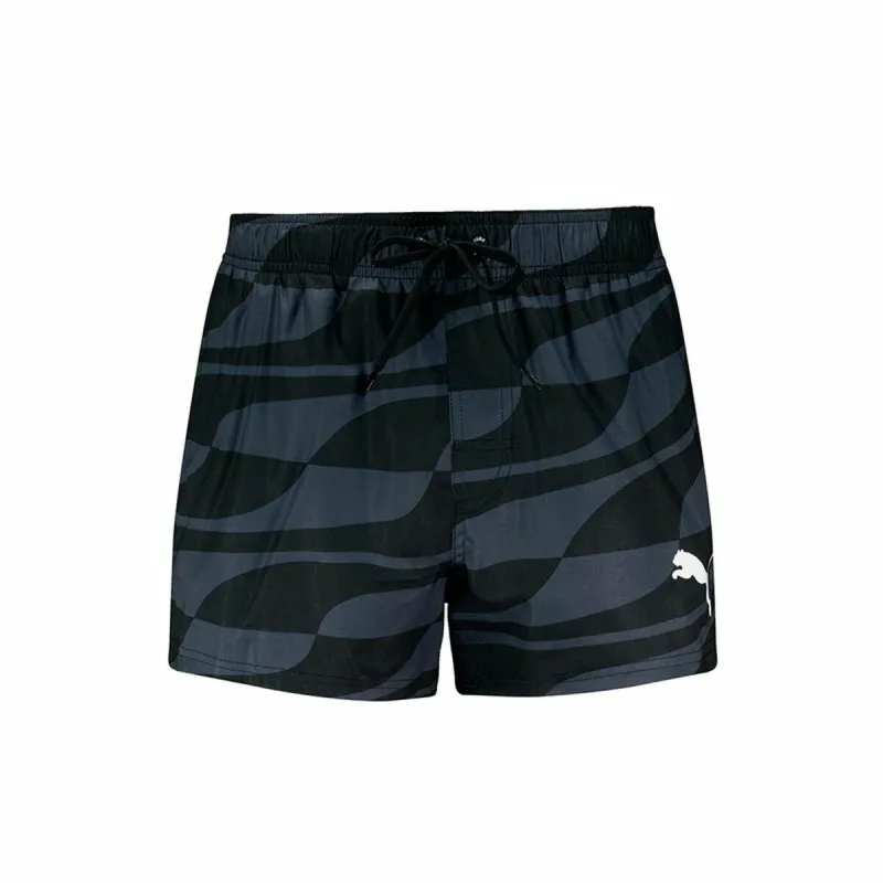 Vīriešu Peldkostīms Puma Formstrip 1P Melns