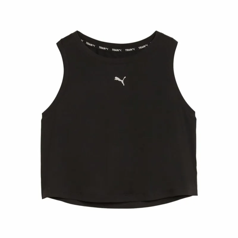 Moteriški sporto marškinėliai Puma Cloudspun Sleeveless Tank Juoda