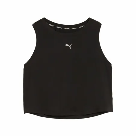 Moteriški sporto marškinėliai Puma Cloudspun Sleeveless Tank Juoda