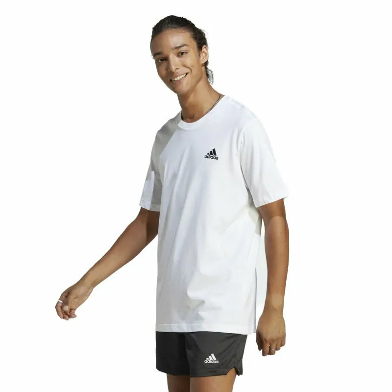 Vyriški marškinėliai su trumpomis rankovėmis Adidas Essentials Balta