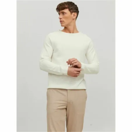 Толстовка без капюшона мужская Jack & Jones ehill Knit Cloud Dancer
