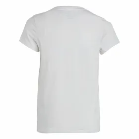 Детский Футболка с коротким рукавом Adidas Essentials Белый