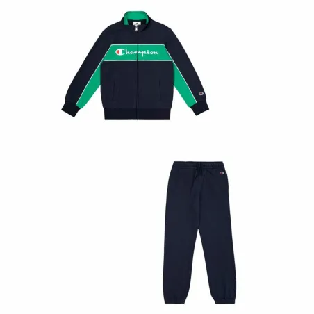 Vaikiškas sportinis kostiumas Champion Full Zip Suit Tamsiai mėlyna