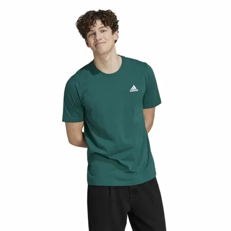 Футболка с коротким рукавом мужская Adidas Sl Sj Зеленый