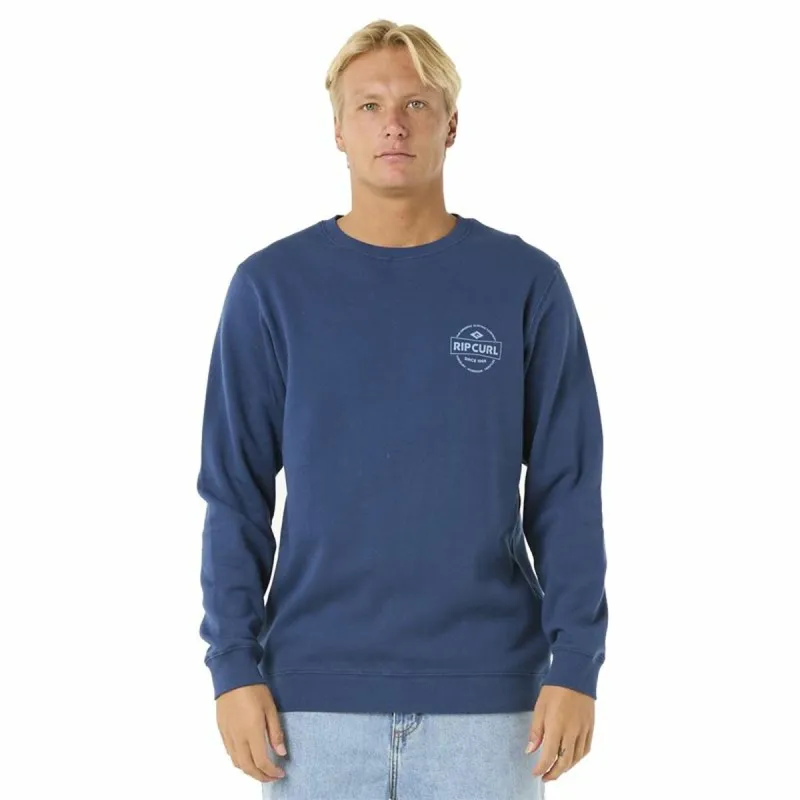 Dressipluus ilma kapuutsita, meeste Rip Curl Stapler Crew Sinine