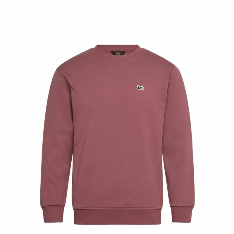 Толстовка без капюшона мужская Lee Lee Patch Crew Sws Багровый красный
