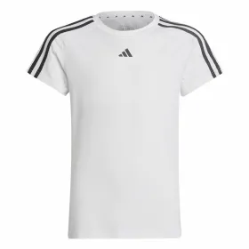 Футболка с коротким рукавом унисекс Adidas Training Essentials 3S Белый